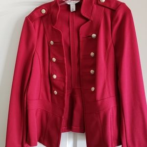 White House Black Market Red Jacket